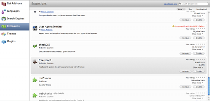 Extension Manager as of 2010-06-07
