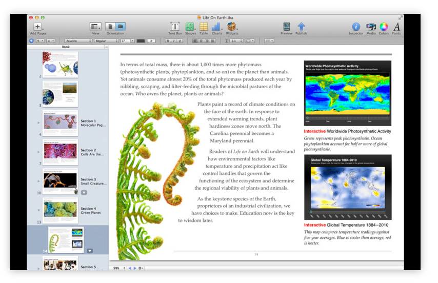 Mac App Store page for iBooks Author