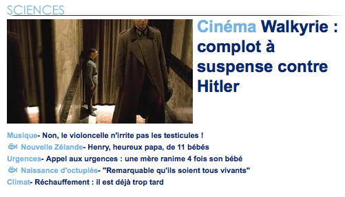 Sciences sur LCI