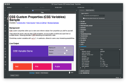 CSS Variables in BlueGriffon